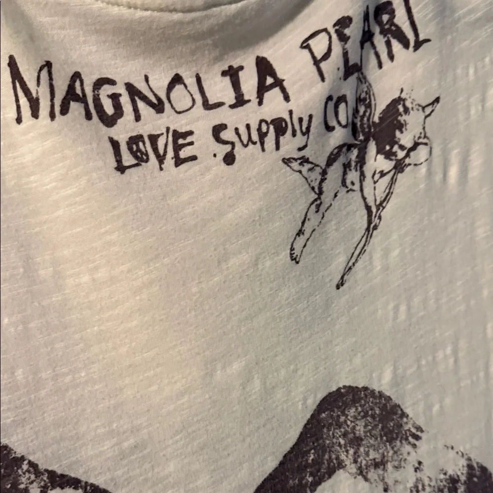 Magnolia Pearl White and Pink Graphic Dress - Picture 9 of 11